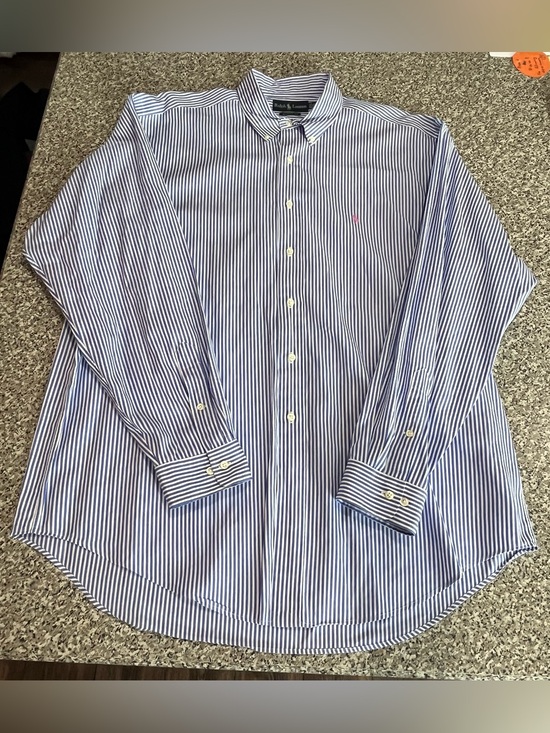 Ralph Lauren Other - Vintage Ralph Lauren Classic Fit Nautical Button Down Shirt Mens XL 17 1/2 34/35